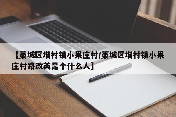 【藁城区增村镇小果庄村/藁城区增村镇小果庄村路改英是个什么人】